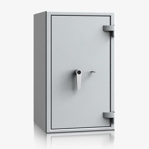 Dokumententresor, Geldschrank, Safe, VdS Klasse 1, 60 Minuten feuerfest, Türen 1-flügelig, 1 Fachboden, 615 x 463 x 440 mm (HxBxT), Farbe lichtgrau