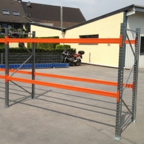 Palettenregal - 1,5 t - 2,0 x 5,7 x 1,1 m - 2 Felder - Schwerlastregal - VKfrei
