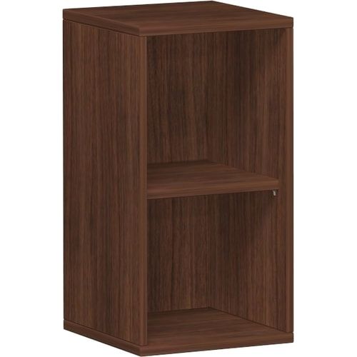 Büroregal, Schreibtischhöhe, Metallsockel/Standfüße, Dreischicht-Feinspan, Einlegeboden, 768 x 1.000 x 425 mm (HxBxT), Dekor Ahorn