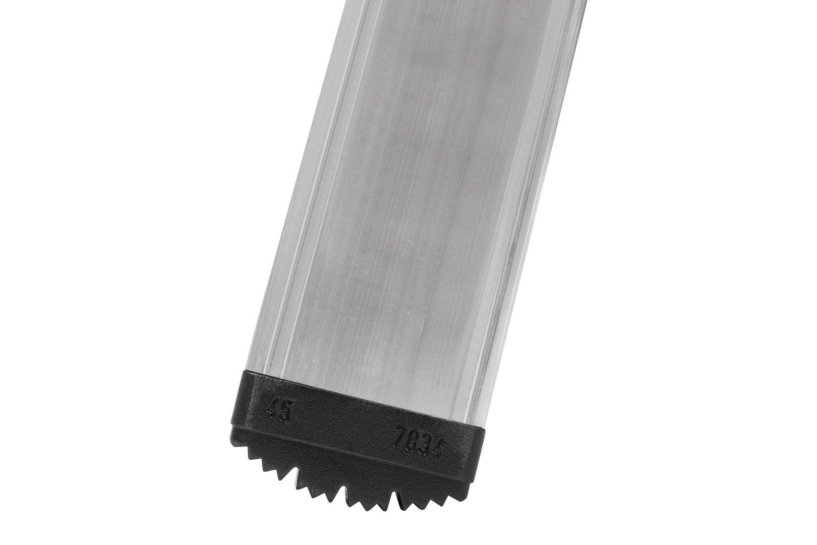 Plattformleiter mit langem Handlauf, Aluminium, Stehleiter, ohne Rollen, Rutschhemmung R11, Leiterlänge 2.100 mm, 4 Stufen, Traglast 150 kg, Hymer