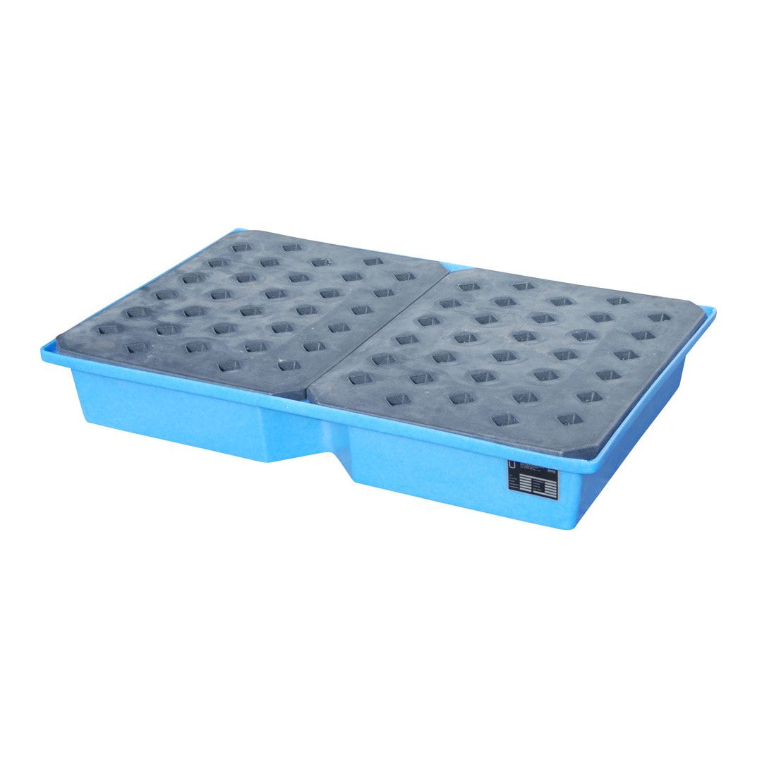 Polyethylen-Kleingebindewanne (PE) für Paletten - 1.200 x 800 mm - 100 l Volumen