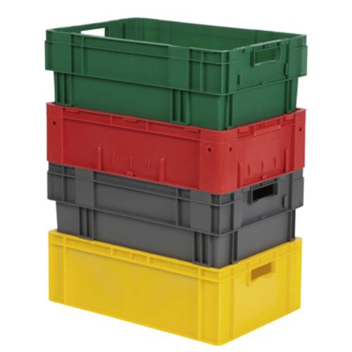 Temperaturbeständige Drehstapelbehälter - Volumen 60 l - VE 2 Stk. - Farbe blau