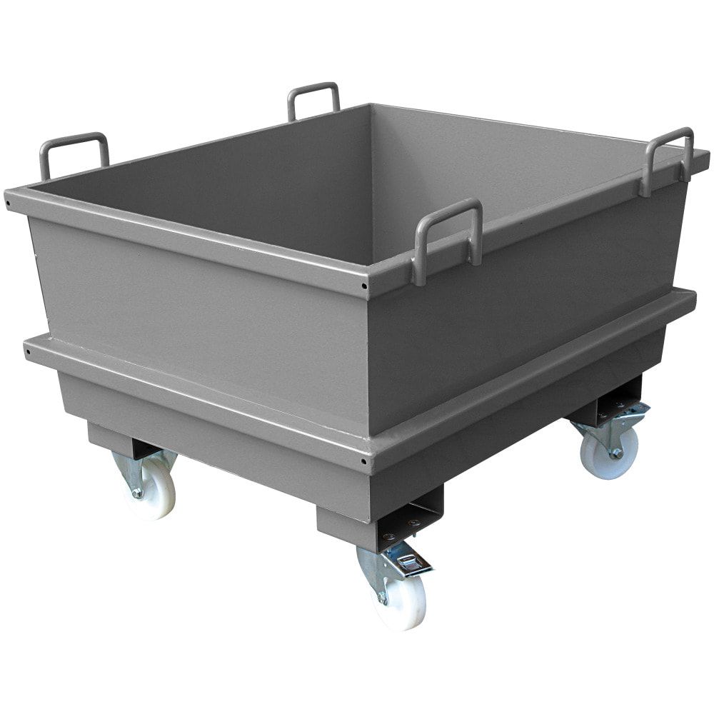 Eichinger Universal Container für Kran und Stapler, Volumen 1.000 l, Tragkraft 2.000 kg, 1.300 x 1.210 x 1.040 mm (HxBxT), Farbe enzianblau (RAL 5010)