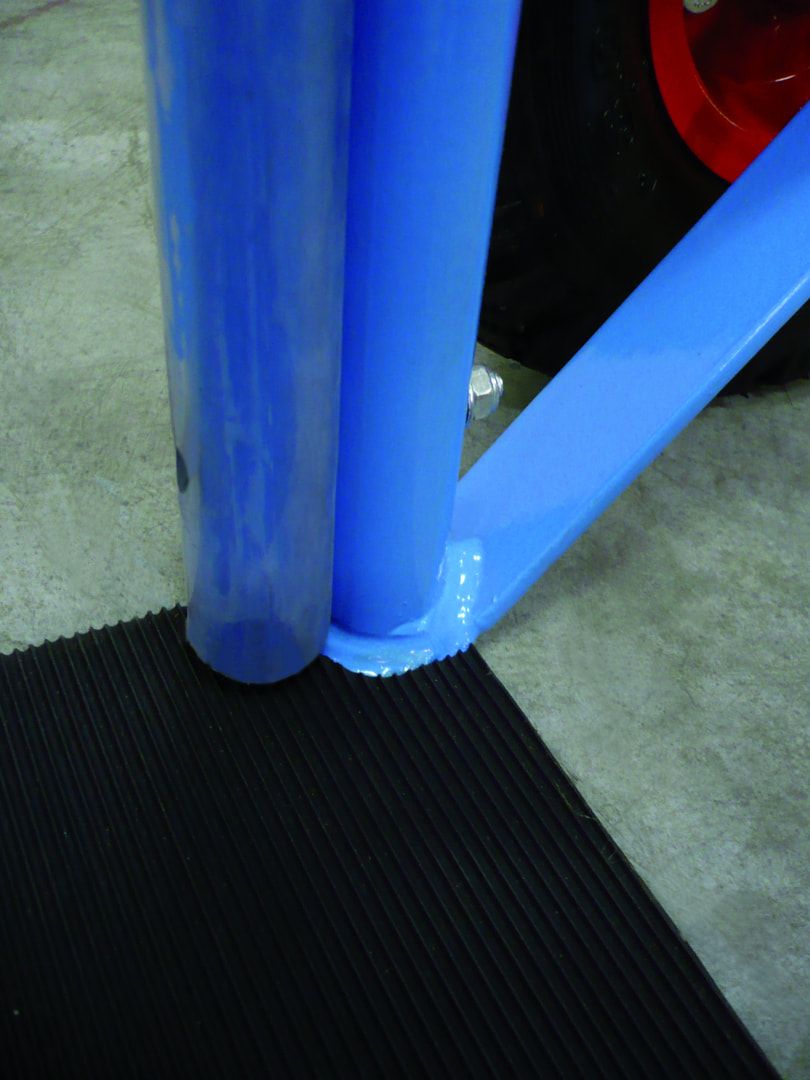 Möbelkarre Stahlrohr - Traglast 250 kg - Luftbereifung- Schaufel 360 x 330 mm