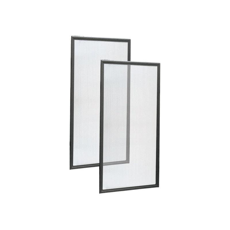 Seitenverkleidung für Grundmodell, paarweise, Polycarbonat, Aluminiumrahmen, Farbe enzianblau (RAL 5010)