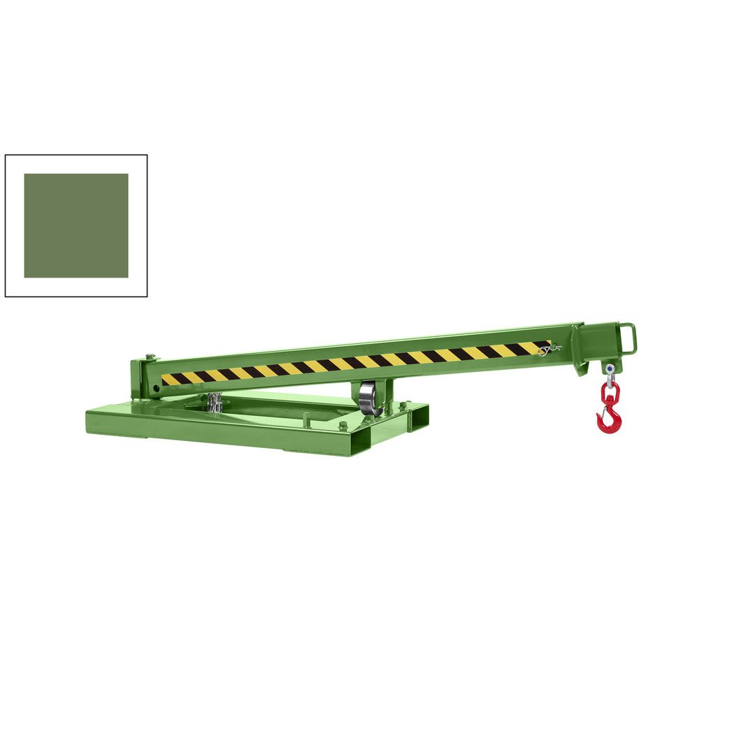 Kranarm, seitenverstellbar - Traglast 1.000 kg - Länge 2.260 - 3.760 mm - anthrazitgrau