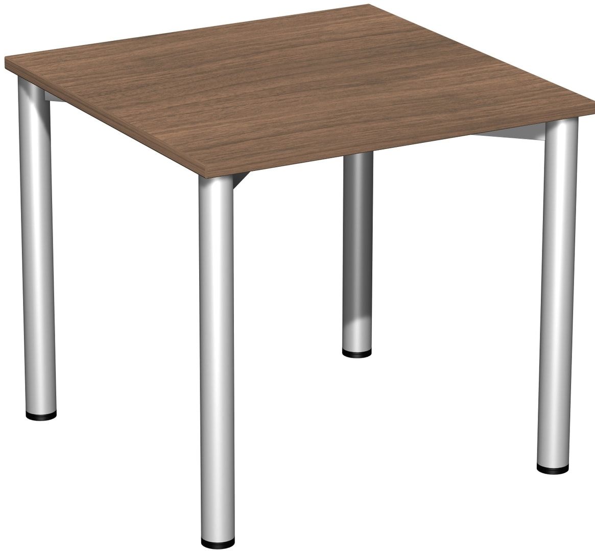 Schreibtisch - 4-Fuß Flex - Bürotisch - 720 x 1.200 x 600 mm (HxBxT) - Gestell anthrazit - Ahorn