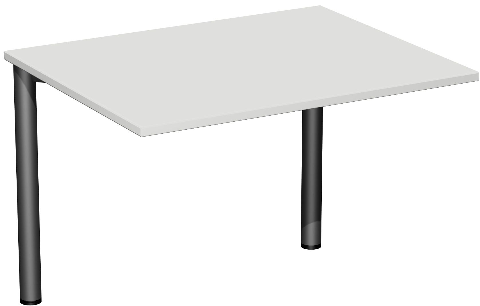 Schreibtisch - 4-Fuß Flex - Bürotisch - 720 x 1.000 x 800 mm (HxBxT) - Gestell anthrazit - Ahorn
