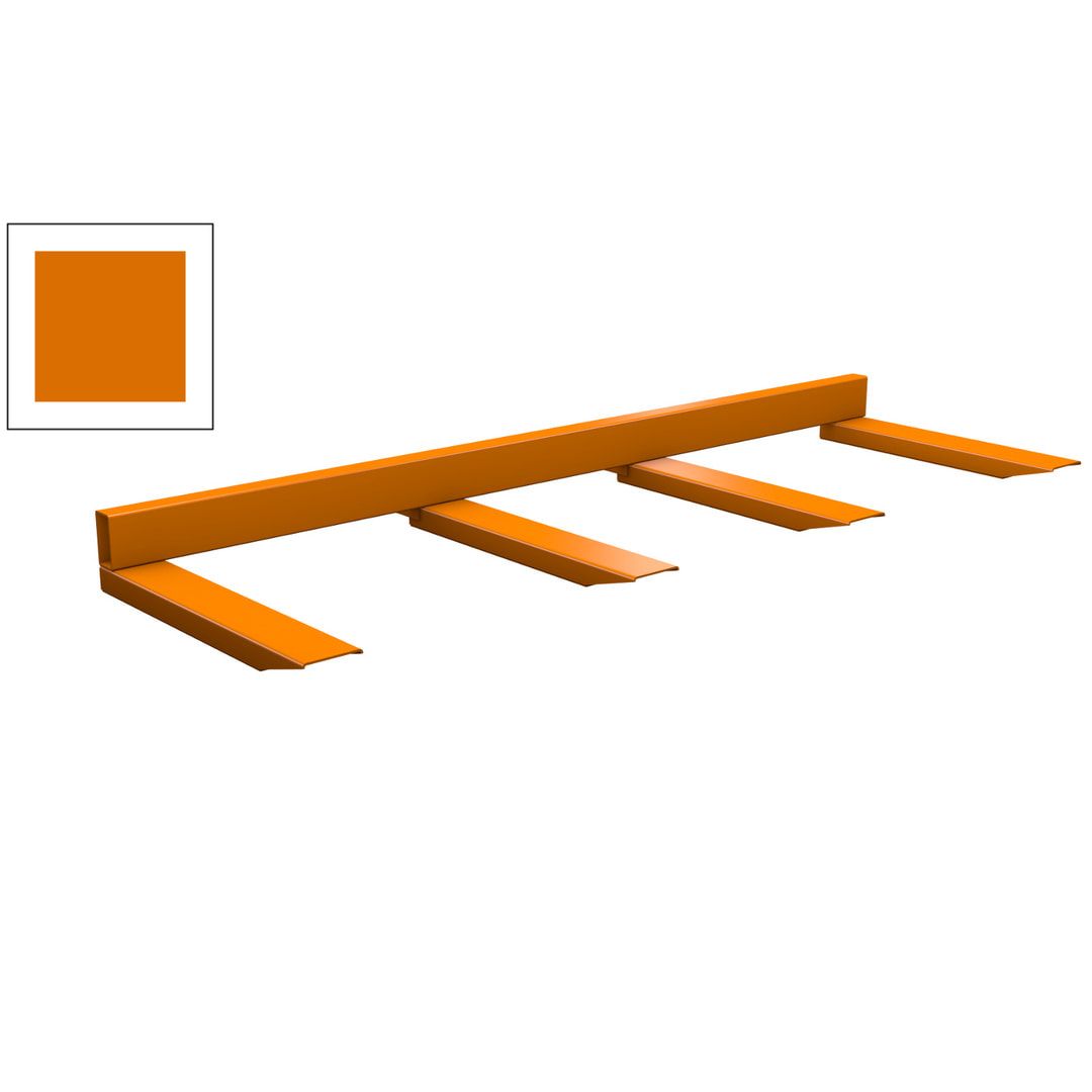 Langguttraverse - Traglast 1.500 kg - Nutztiefe 1.200 mm - 280 x 2.000 x 1.390 mm (HxBxT) - feuerrot