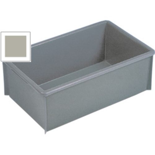 Eckiger Behälter - PE - BxLxH 580x360x215 mm - 35 l - 2 Stk. - grau