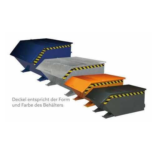 Eichinger Deckel mehrteilig, in Behälterfarbe lackiert, für Kippbehälter Typ 2011.10