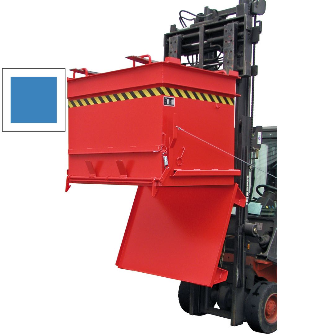 Baustoffcontainer - 1.000 l Volumen - 2.000 kg Traglast - feuerrot