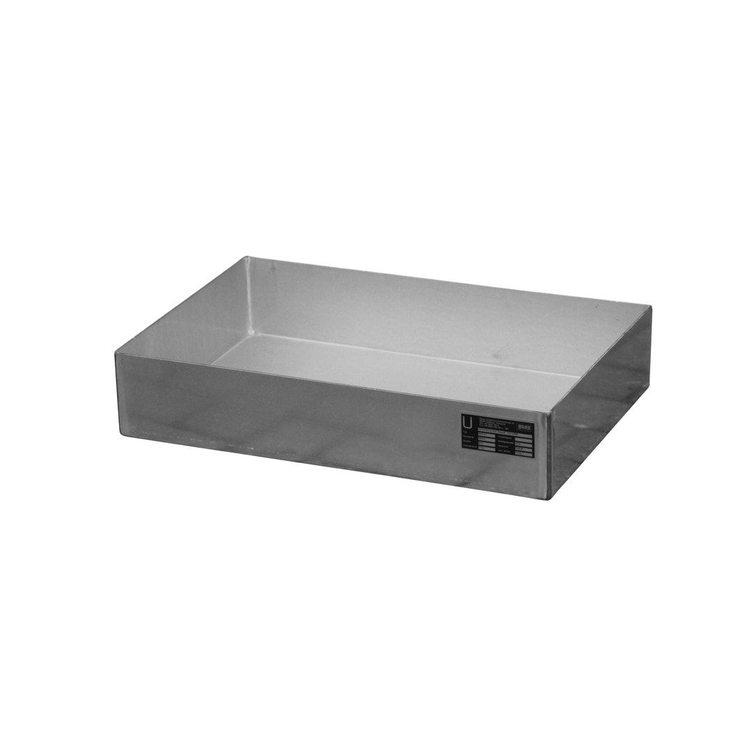 Kleingebindewanne für Paletten - Volumen 20 l - 120 x 600 x 400 mm - Edelstahl
