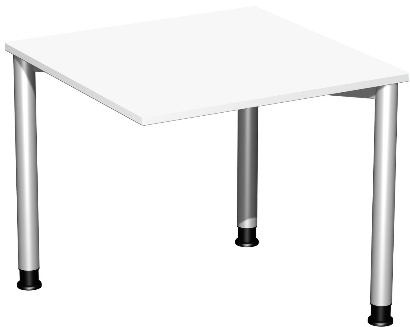 Schreibtisch - 4-Fuß Flex - Bürotisch - Höhe 680-800 mm - 1.200 x 600 mm (BxT) - Gestell anthrazit - Ahorn