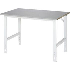 Arbeitstisch - höhenverstellbar 760 - 1.080 mm - 1.250 x 800 mm (BxT) - Traglast 500 kg - Edelstahlblechbelag - Farbe wählbar