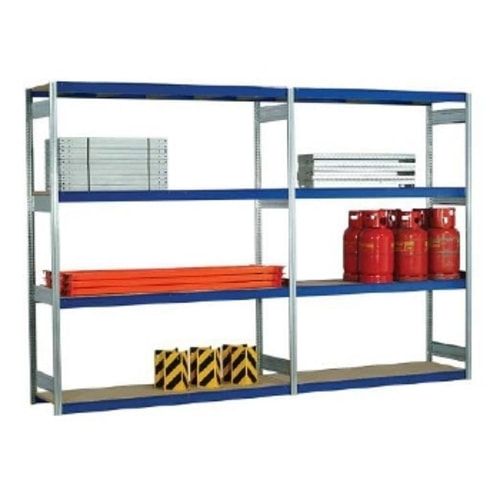 Weitspannregal EMIL - 2.000 x 2.010 x 400 mm (HxBxT) - Fachlast 400 kg - Anbauregal - Stahlfachböden - Lagerregal