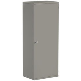 Flügeltürenschrank, Holztüren, Schloß wählbar, 4 Ordnerhöhen, 3 Einlegeböden, 1.536 x 600 x 425 mm (HxBxT), Frontfarbe und Korpusfarbe wählbar