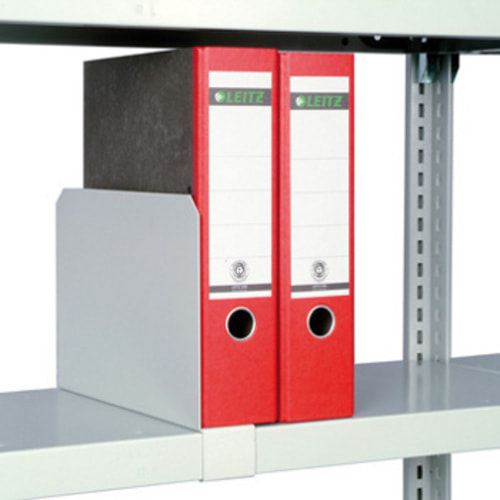 Fachbodenregal mit Seitenwand - 350 kg - 2.000 x 1.005 x 600 mm (HxBxT) - Anbauregal - 5 Böden - verzinkt - Lagerregal - Steckregal - BERT
