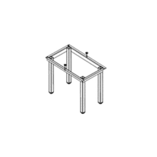 Unterbau, Gestell, Stahl, für Garderobenschrank, 390 x 290 x 490 mm (HxBxT), Gestellfarbe anthrazitgrau