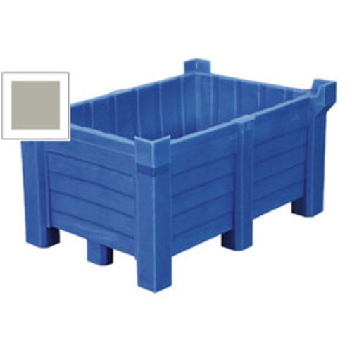 Transportbehälter PE - 260 l - 500 kg - 1060x860x650 mm - stapelbar - Farbe blau