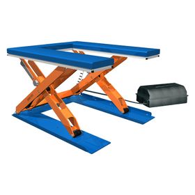 Flachform Hubtisch - Traglast 2.000 kg - U-Form - Bedienung wählbar - 1.180 x 1.350 mm (BxT) - elektrohydraulisch