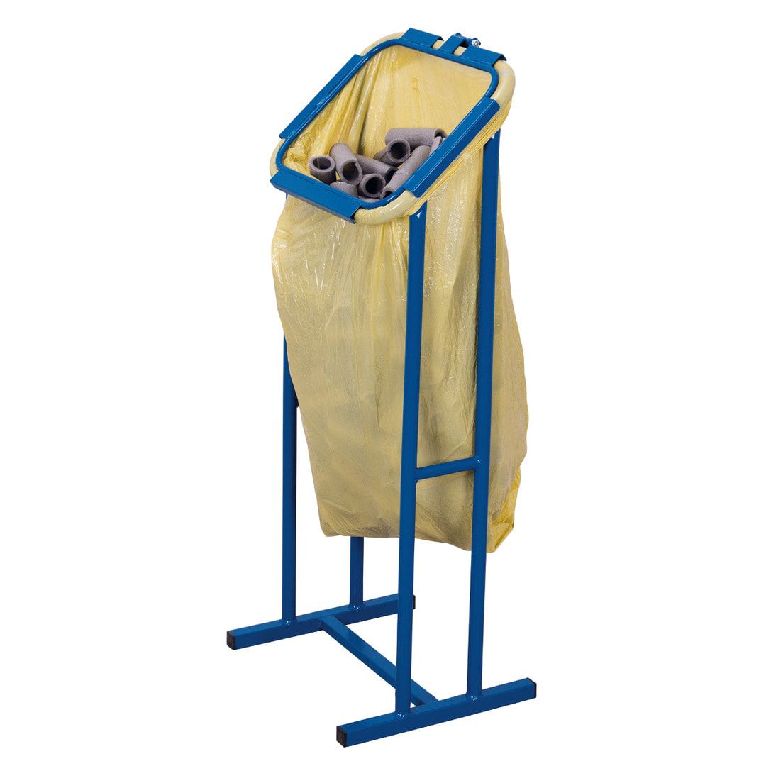 Wertstoffsammler - Volumen 240 l - Höhe 1.210 mm - Einwurföffnung 400 x 480 mm - enzianblau