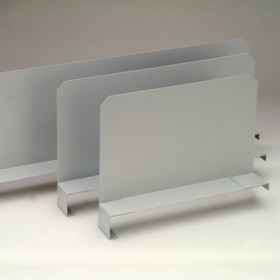 Fachteiler verschiebbar, für Stahlfachböden, Höhe 200 mm, für Fachbodentiefe 600 mm, verzinkt