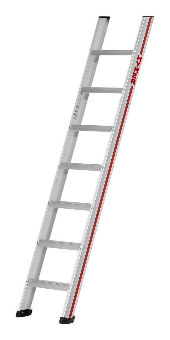 Aluminium-Stufenanlegeleiter - 1.500 x 425 mm (LxB) - 5 Stufen - Aluleiter Hymer