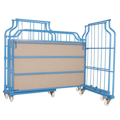 Corlette, Gitterbox, Ladungsträger, Modell 1200, Ladefläche 1.120 x 1.100 mm (BxT), Traglast 800 kg, Auflast 1.000 kg