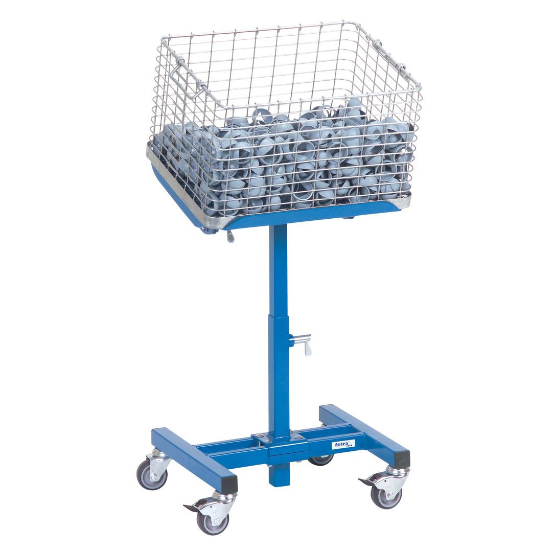 Fetra - Fahrbarer Materialständer - 150 kg - (H) 505 bis 775 mm höhenverstellbar