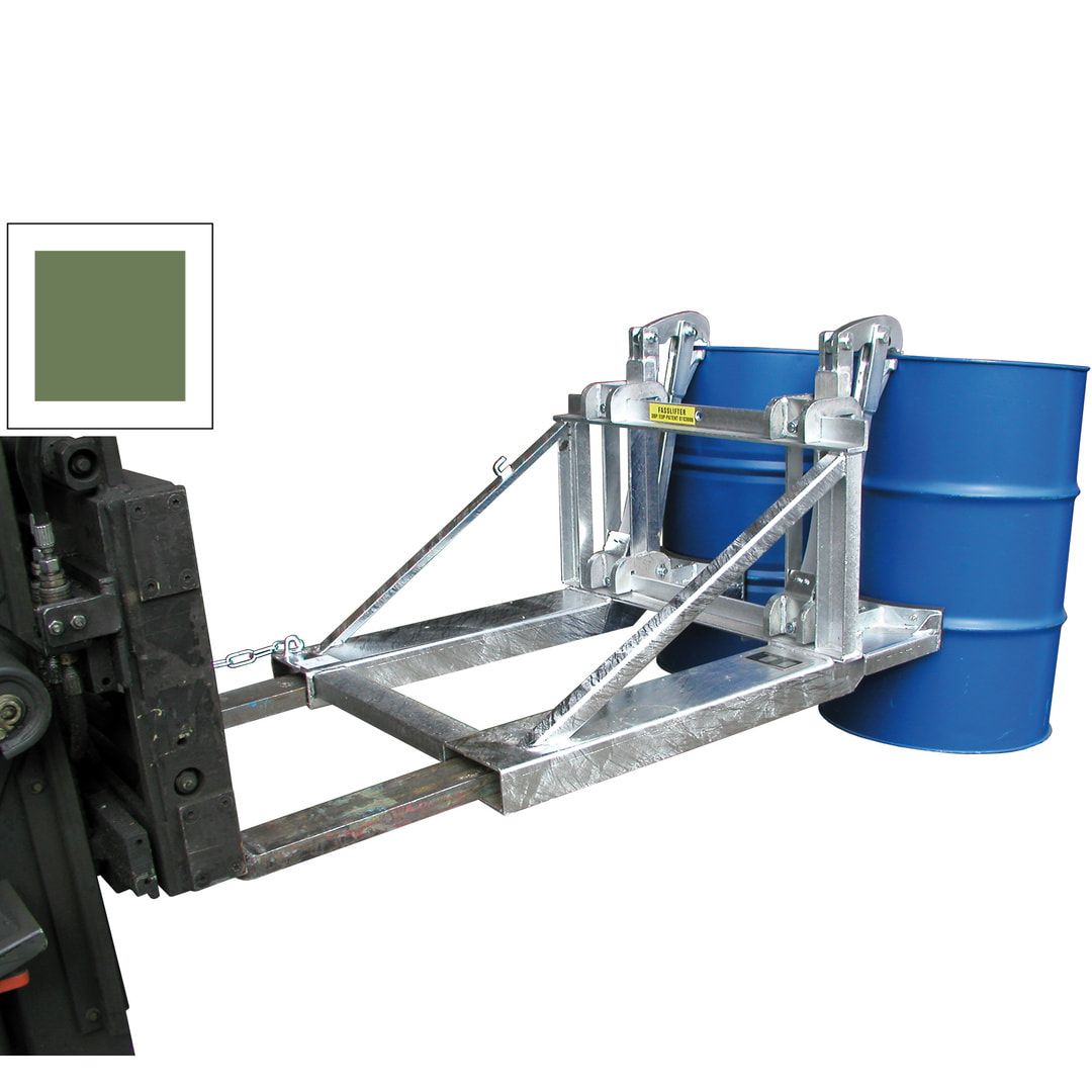 BAUER Fasslifter - 1 x 200/220-l-Fass - feuerrot