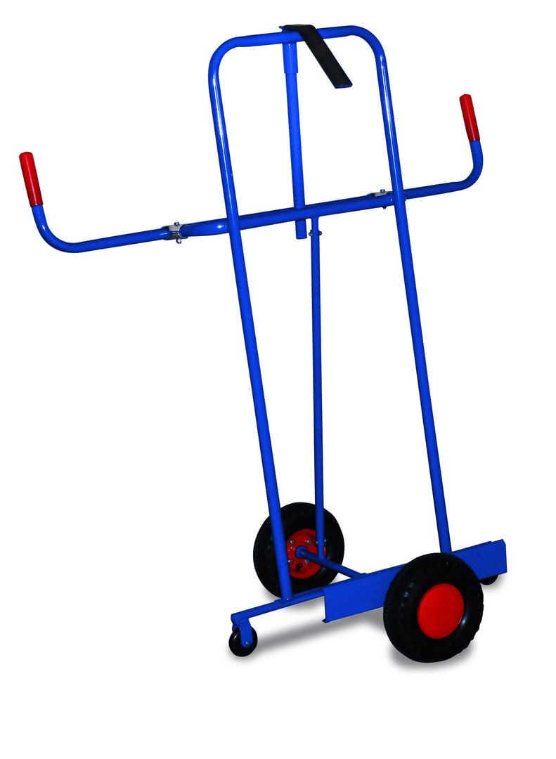 Plattenkarre - Luftbereifung - 250 kg Traglast - variable Plattensicherung - 1.440 x 680 x 1.260 mm (HxBxT)