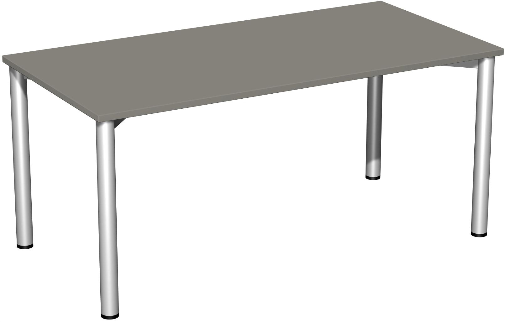 Schreibtisch - 4-Fuß Flex - Bürotisch - 720 x 1.200 x 600 mm (HxBxT) - Gestell anthrazit - Ahorn