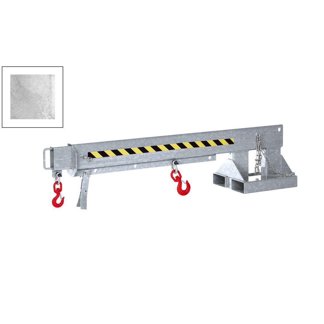 Kranarm für Gabelstapler - max. Traglast 5.000 kg - Länge 2.220 - 3.720 mm - anthrazitgrau