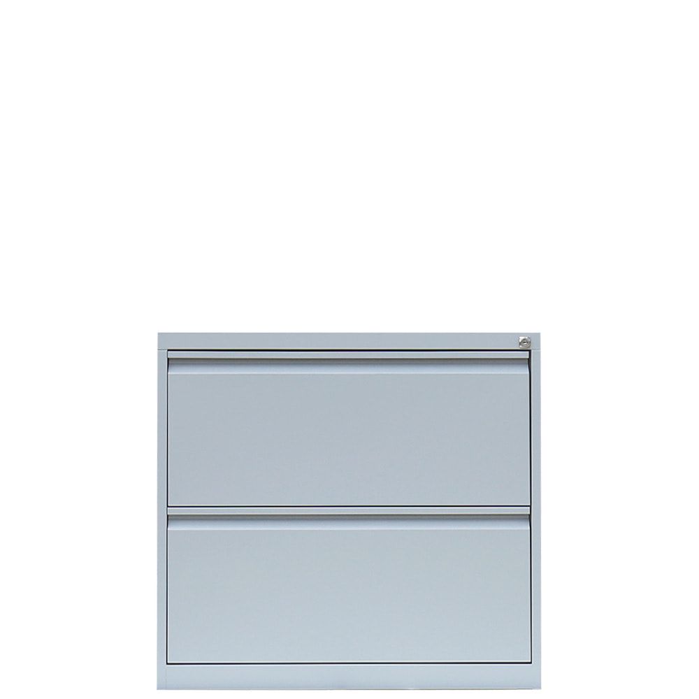 Hängeregistraturschrank, Hängeregisterschrank, 2 Schubladen, 2-bahnig, DIN A4, 700 x 760 x 620 mm (HxBxT), Korpus- und Schubladenfarbe wählbar