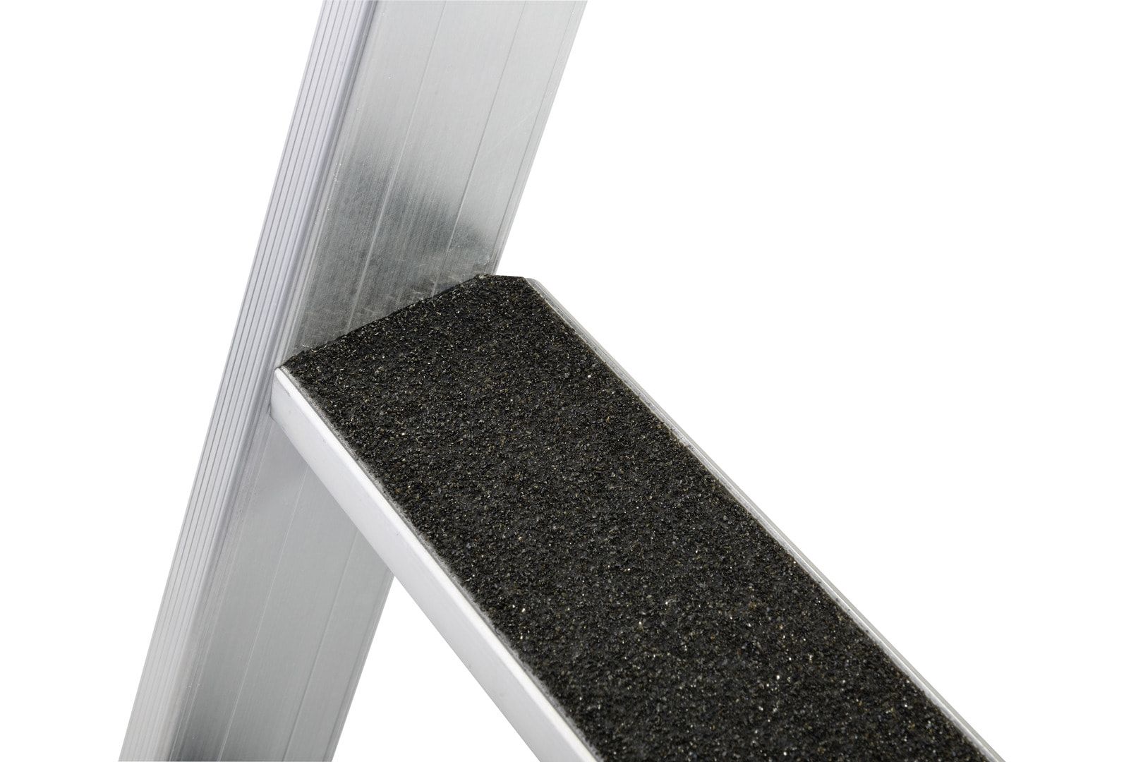 Anlegeleiter, Aluminium, Rutschhemmung R13-Beschichtung, 2.220 x 425 mm (LxB), 8 Stufen, Stufentiefe 80 mm, Leiterfüße, ölige Bereiche, Hymer