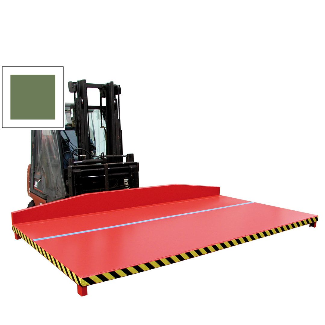 Reststoff-Sammelpalette - 2.500 x 1.540 mm (BxT) - 2.000 kg - feuerrot