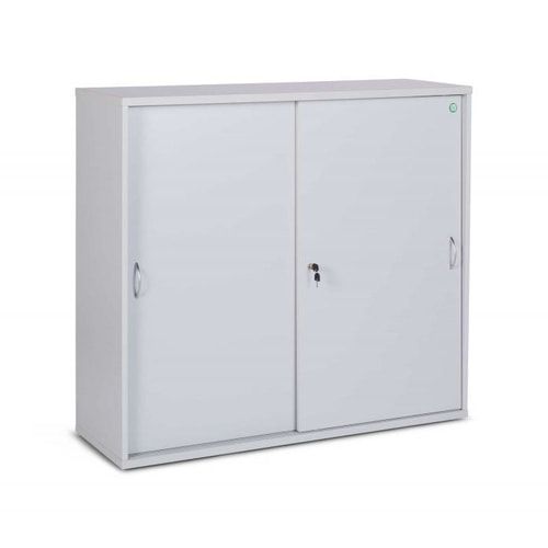 Schiebetürenschrank - Holz - 3 Böden - 1.095 x 1.200 x 400 mm (HxBxT) - Dekor Buche