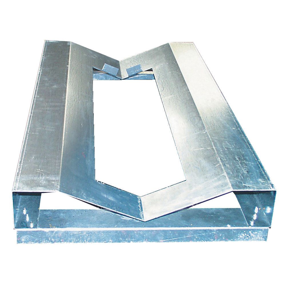 Fasspalette - Tragkraft 300 kg - 140 x 580 x 1.114 mm (HxBxT) - feuerverzinkt