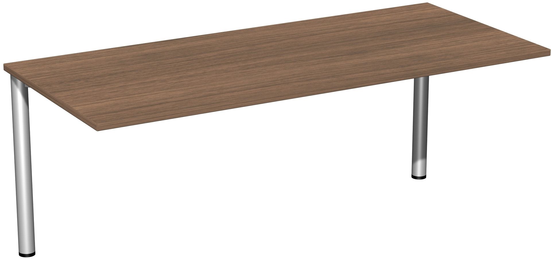 Schreibtisch - 4-Fuß Flex - Bürotisch - 720 x 1.000 x 800 mm (HxBxT) - Gestell anthrazit - Ahorn