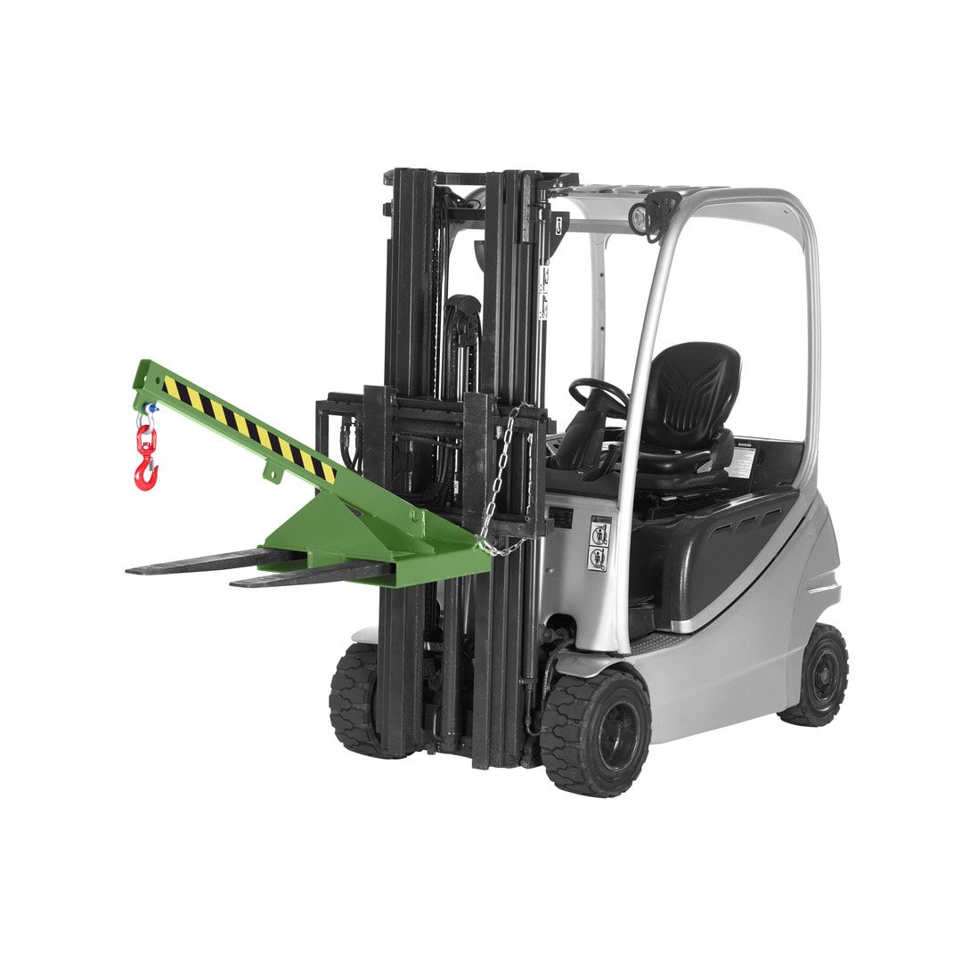 Lastarm - starr, Neigung 25 Grad - Länge 1.390 mm - Traglast 350 - 1.000 kg - enzianblau