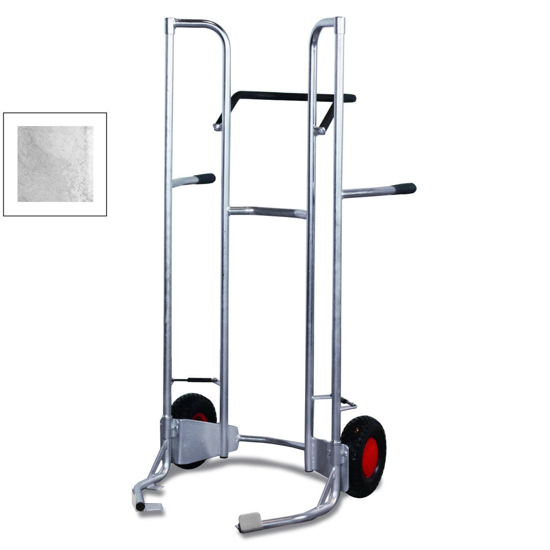 Reifenkarre - Traglast 200 kg - 1.150 x 695 x 705 mm (HxBxT) - Luftbereifung - enzianblau
