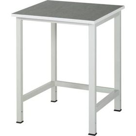 Arbeitstisch - 825 x 750 x 800 mm (HxBxT) - Traglast 500 kg - Linoleum - Farbe wählbar