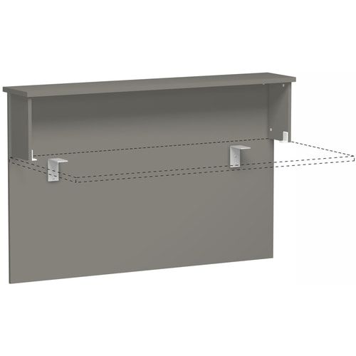 Anbau Thekenelement, Anbaumodul, 25 mm Dreischicht-Feinspan, 1.025 x 1.000 x 300 mm (HxBxT), Dekor Ahorn