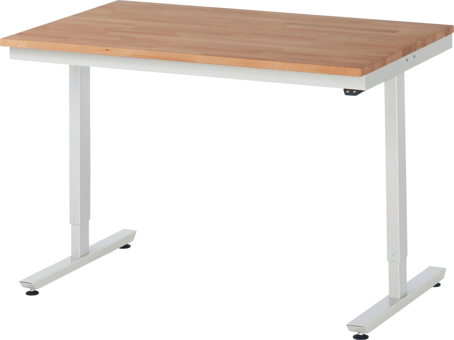 Arbeitstisch - elektrisch höhenverstellbar 720 - 1.120 mm - 1.250 x 700 mm (BxT) - Traglast 150 kg - Buche