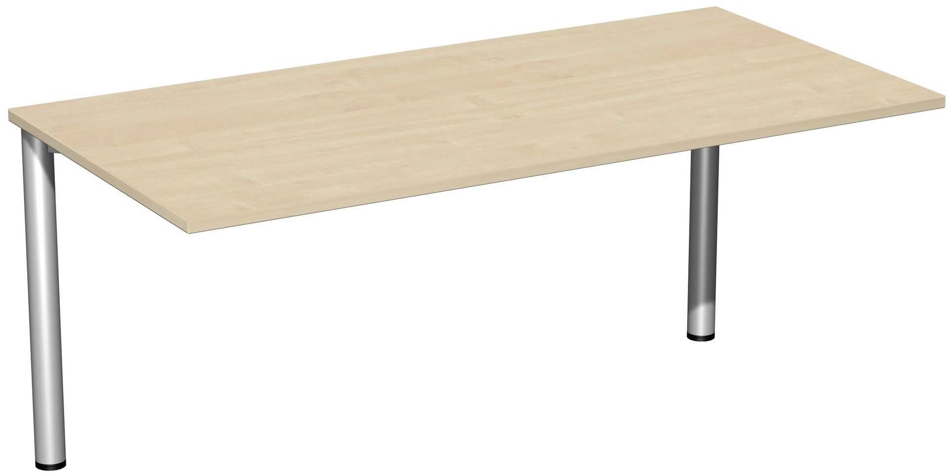 Schreibtisch - 4-Fuß Flex - Bürotisch - 720 x 1.200 x 600 mm (HxBxT) - Gestell anthrazit - Ahorn