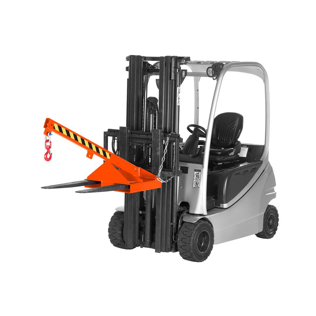 Lastarm - starr, Neigung 25 Grad - Länge 1.390 mm - Traglast 350 - 1.000 kg - enzianblau