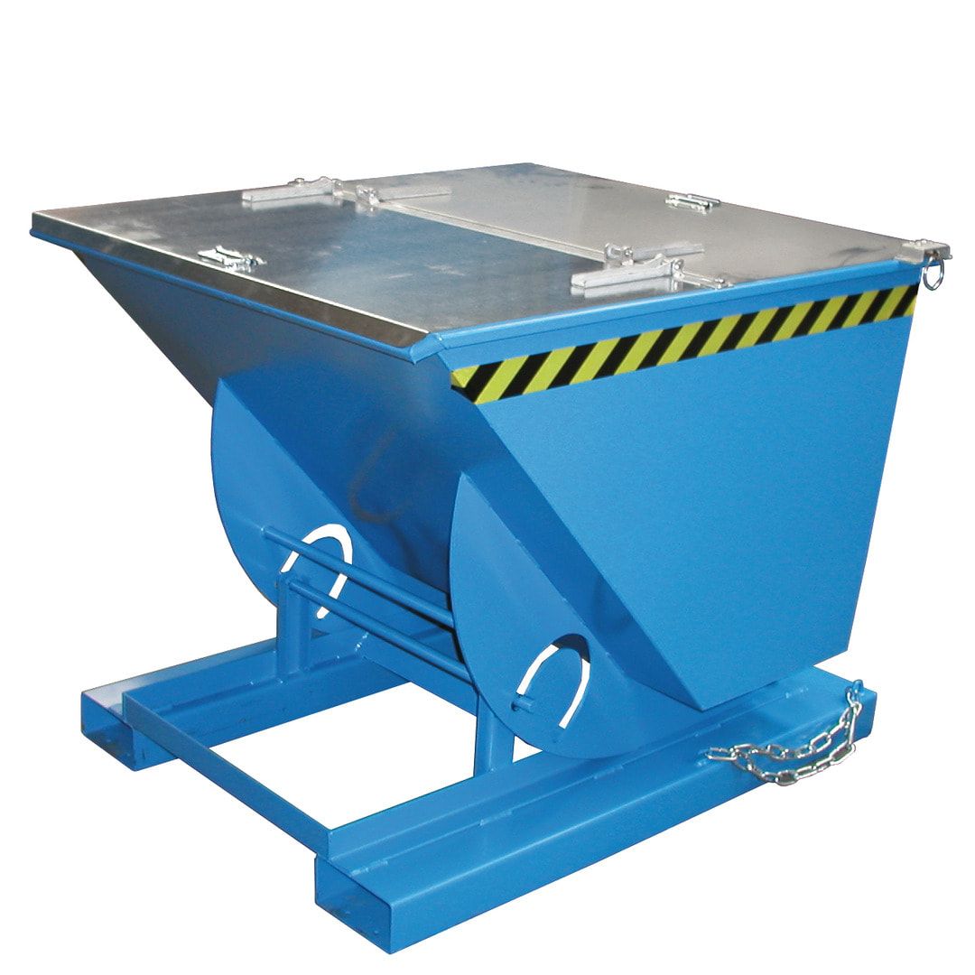 BAUER Muldenkippbehälter - 500 l Volumen - 1.000 kg - feuerverzinkt