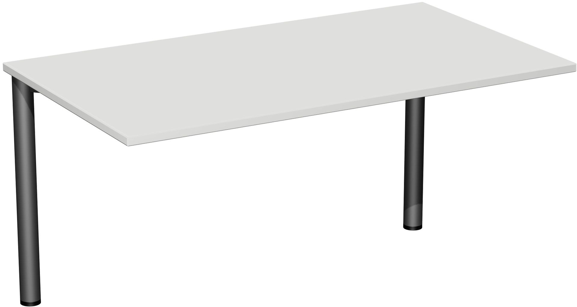 Schreibtisch - 4-Fuß Flex - Bürotisch - 720 x 1.000 x 800 mm (HxBxT) - Gestell anthrazit - Ahorn