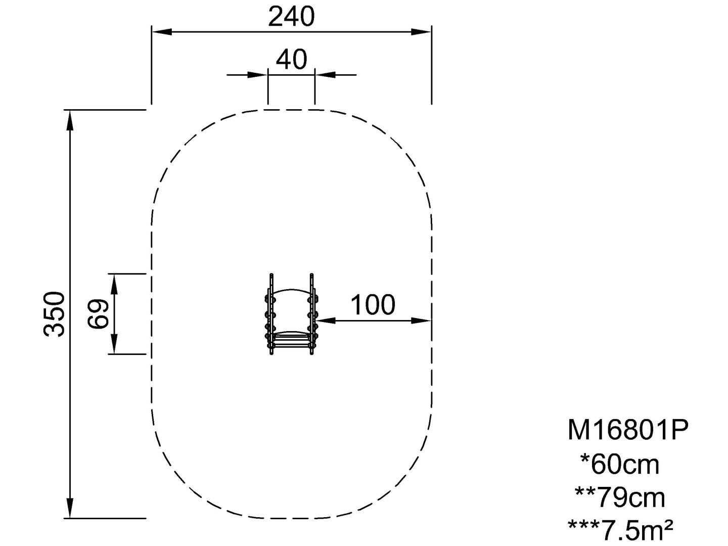 Schaukel-Wippe Marienkäfer, Spielsystem, Griffstange, Fußstütze, robust, hochwertiger Federstahl, Klemmschutz, 790 x 400 x 690 mm (HxBxT), ab 1 Jahr